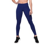 Calça Legging AVA Fitness Wear Básica Suplex Poliamida - Feminina AZUL