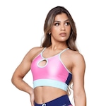 Top Fitness AVA Fitness Wear Suplex Poliamida Gota - Adulto AZUL