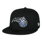 Boné Aba Reta New Era 5950 Orlando Magic - Fechado - Adulto PRETO