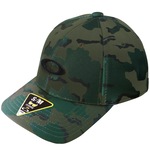 Boné Aba Curva Oakley Tincan Cap Camo Hunter - Fechado - Adulto VERDE