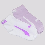 Meia Puma Sapatilha - 2 Pares - Infantil ROXO