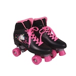 Patins Bel Quad Love Unicórnio - Infantil PRETO/ROSA