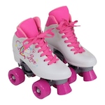 Patins Bel Quad Love Unicórnio - Infantil BRANCO/ROSA