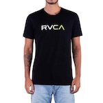 Camiseta RVCA Scanner - Masculina PRETO