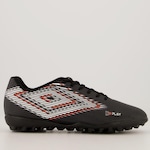 Chuteira de Society Umbro Play - Adulto PRETO/LARANJA