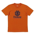 Camiseta Element Vertical Color - Masculina LARANJA