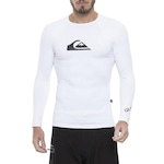 Rashguard Manga Longa Quiksilver Surf All Times BRANCO