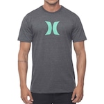 Camiseta Hurley Silk Icon - Masculina CINZA ESCURO