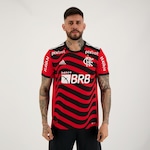 Camisa do Flamengo adidas III 2022 Libertadores com Patrocínio - Masculina PRETO