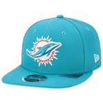 Boné Aba Reta New Era 9Fifty Original Fit Nfl Miami Dolphins - Snapback - Adulto VERDE