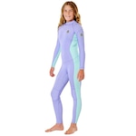 Long John Rip Curl Dawn Patrol Juvenil 3/2mm Back Zip Purple - Feminino Lilas