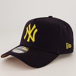 Boné Aba Curva New Era 9Forty A-Frame MLB New York Yankees - Snapback - Adulto PRETO