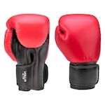 Luva de Boxe Muay Thai Kickboxing Vollo Training 12 oz - Adulto VERMELHO