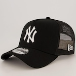 Boné Aba Curva New Era Mlb 940 New York Yankees Trucker - Snapback - Adulto PRETO