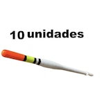 Kit Boia Petlazer Pena Palito Madeira para pesca 18cm - 10 Unidades Nao Se Aplica