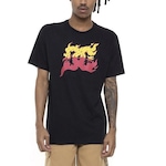 Camiseta DC Shoes DC Burner - Masculina PRETO