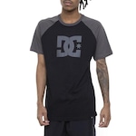 Camiseta DC Shoes Raglan Star - Masculina PRETO