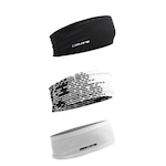 Kit de Testeira Headband HUPI Black & White - 3 Unds ESTAMPADO