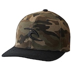 Boné Aba Curva Rip Curl Tepan Flexfit Cap Camo - Fechado - Adulto VERDE ESCURO