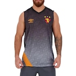 Camiseta Regata Umbro Sport Treino 2020 - Masculina PRETO/LARANJA