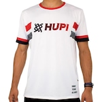 Camiseta Hupi Colors Samp - Masculina BRANCO/VERMELHO