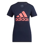 Camiseta adidas Basci Badge Of Sport - Feminina AZUL