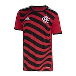 Camisa 3 do Cr Flamengo adidas 22/23 - Masculina Vermelho/Preto