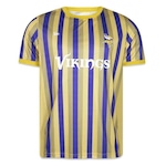 Camiseta New Era Minnesota Vikings Soccer Style Lines - Masculina AMARELO