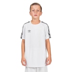 Camiseta Umbro Traditional Tape - Infantil BRANCO