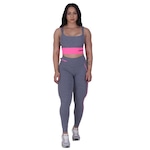 Conjunto Orbis Fitness Calça Legging + Top Fitness - Feminino CINZA CLA/ROSA