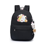 Mochila Escolar Yupe Chaveiro - 7Litros - Infantil PRETO