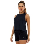 Camiseta Regata Alto Giro Skin Fit - Feminina PRETO