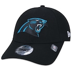 Boné Aba Curva New Era 9Forty NFL Carolina Panthers - Snapback - Adulto PRETO