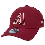 Boné Aba Curva New Era 9Forty MLB Arizona Diamondbacks - Snapback - Adulto VERMELHO