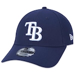 Boné Aba Curva New Era 9Forty MLB Tampa Bay Rays - Snapback - Adulto MARINHO/PETROLEO