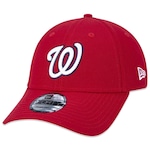 Boné Aba Curva New Era 9Forty MLB Washington Nationals - Snapback - Adulto VERMELHO