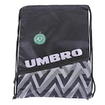 Sacola Gym Sack Umbro Clubes 2021 Chapecoense PRETO