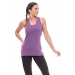 Camiseta Regata Vibs Fitwear Fitness Costas Nadador - Feminina ROXO