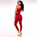 Calça Legging Vibs Fitwear Empina Bumbum - Feminina VERMELHO