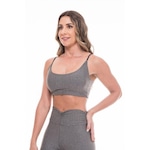 Top Fitness Vibs Fitwear Dupla Face 2 Em 1 - Feminino PRETO