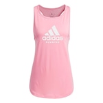 Camiseta Regata adidas Logo Running - Feminina ROSA