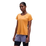 Camiseta On Running Performance - Feminina PRETO/LARANJA CLA