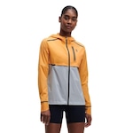 Jaqueta com Capuz On Running Weather - Feminina LARANJA/CINZA