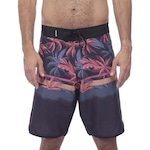 Bermuda Hurley Tropic Night 19,5" - Masculina PRETO