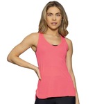 Camiseta Regata Run More New Trip Alongada - Feminina ROSA