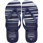 Chinelo Havaianas Top Basic Tiras Relevo - Masculino AZUL ESCURO