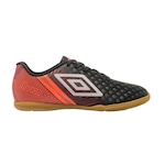 Chuteira de Futsal Umbro - Adulto PRETO/LARANJA