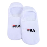 Kit Meias Soquete Fila Invisible - 3 Pares - Adulto BRANCO