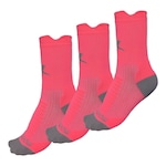 Kit de Meia Cano Longo Muvin Sport Performance - 3 Pares - Adulto ROSA