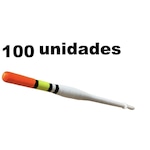 Kit de Boia de Pesca Petlazer Pena Palito Madeira - 18cm - 100 Uni Nao Se Aplica